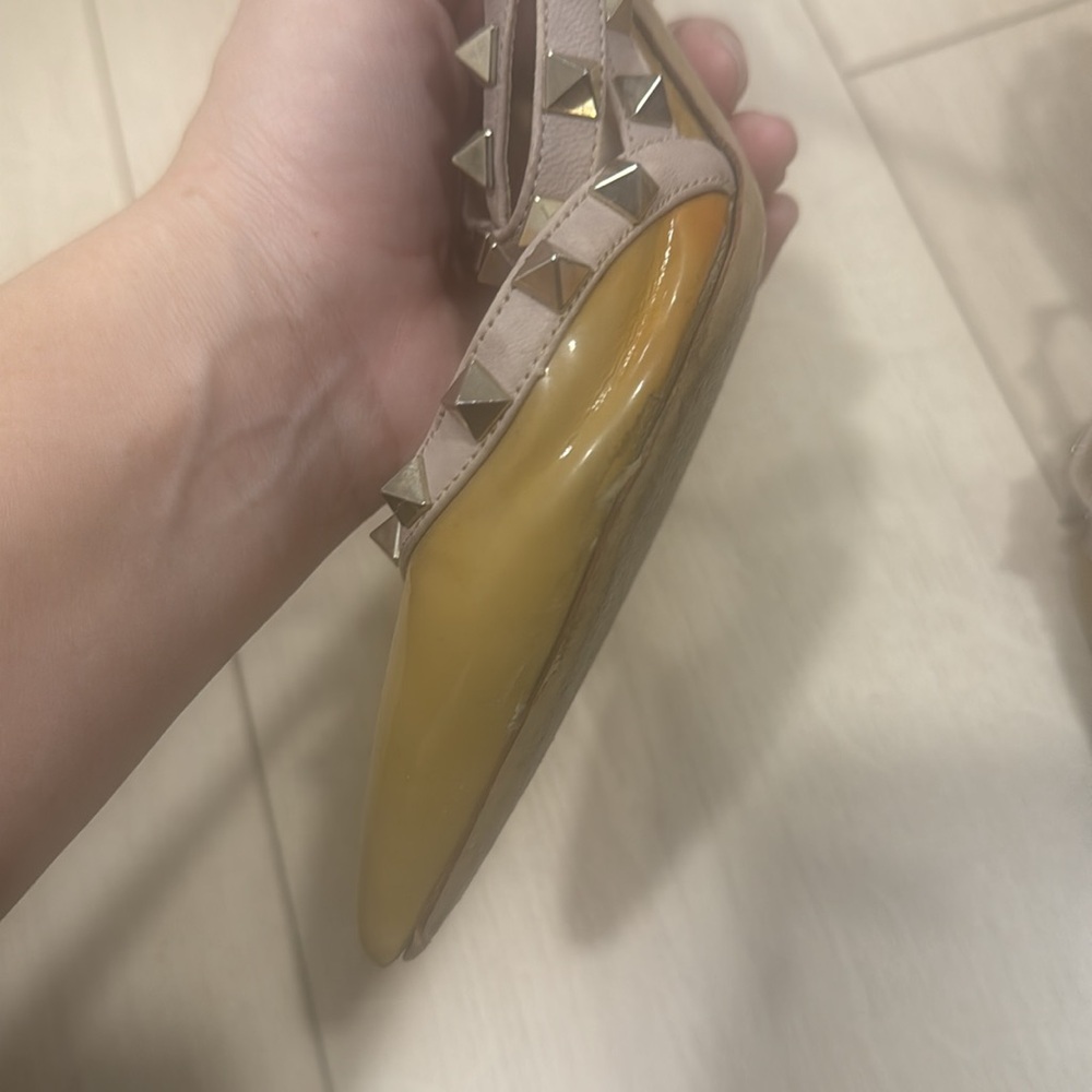 VALENTINO GARAVANI RKSTUD HEELS SHOES 37.5 - Picture 3 of 10